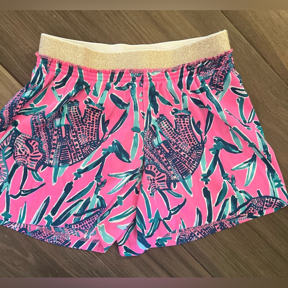 Size XXS Lilly Pulitzer Elephant Print Rylan Shorts NWT
